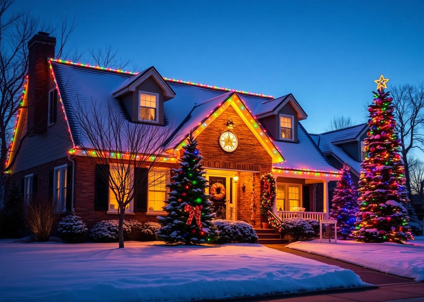 Merry & Bright Christmas light style