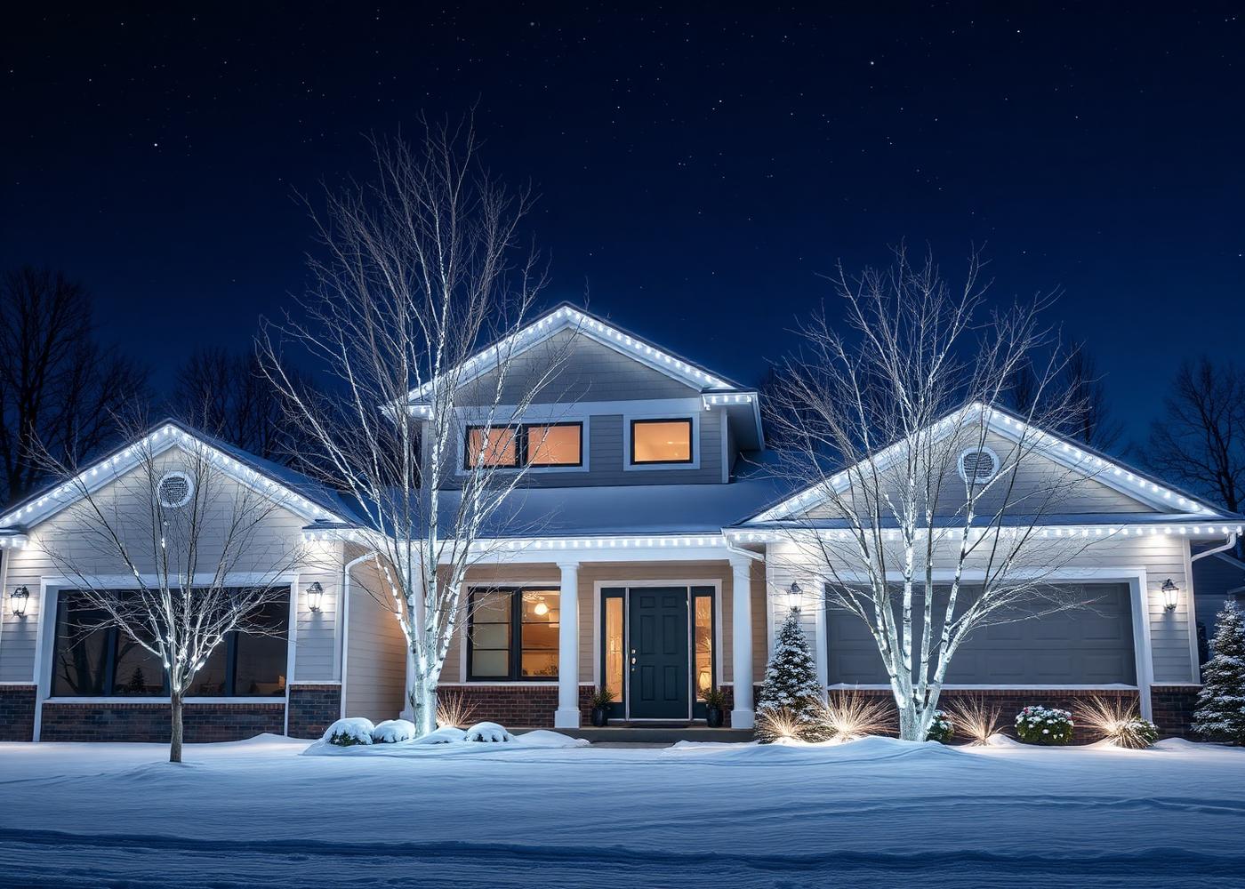 Winter Ice Christmas light style